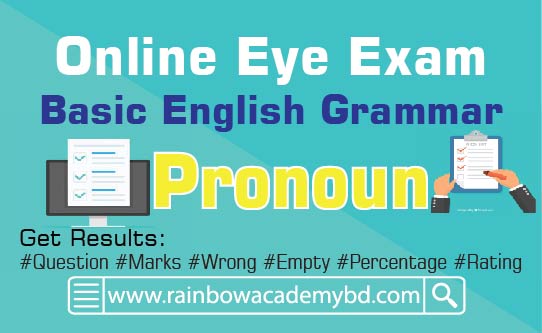 Pronoun Exercises Multiple Choice Questions