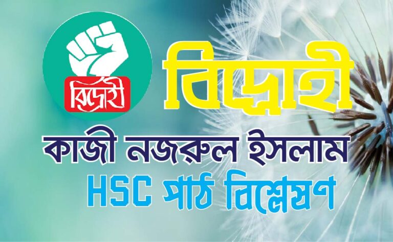 বিদ্রোহী- কাজী নজরুল ইসলাম